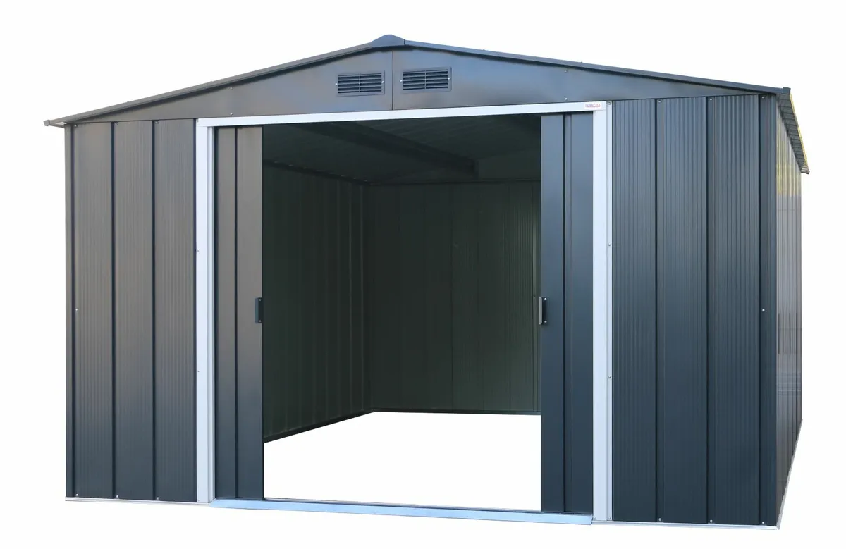 ECO Steel Garden Sheds - Various Sizes - Image 1