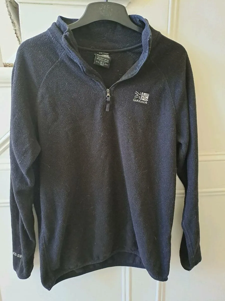 Karrimor size S quarter zip black - Image 1