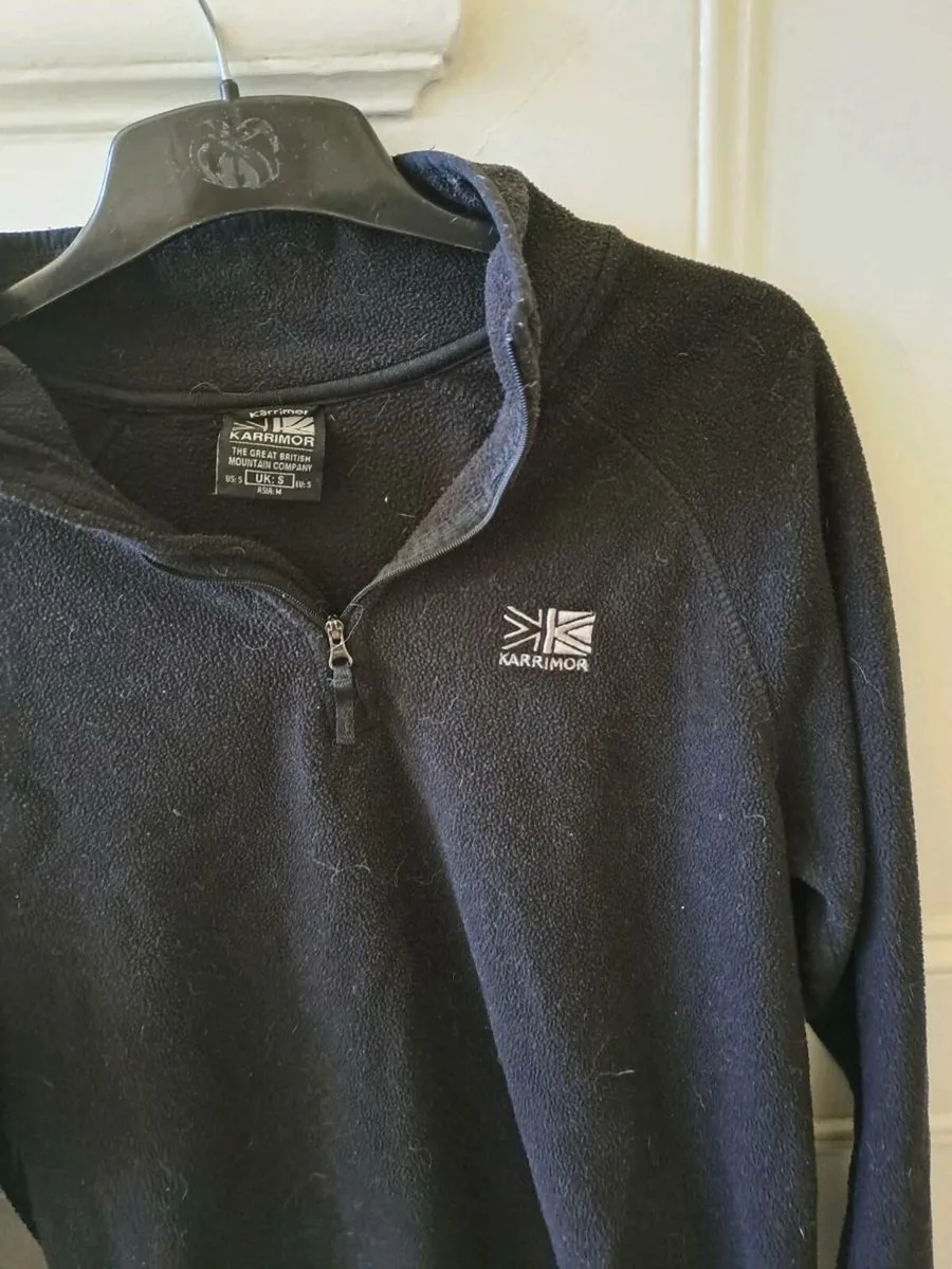 Karrimor size S quarter zip black - Image 2