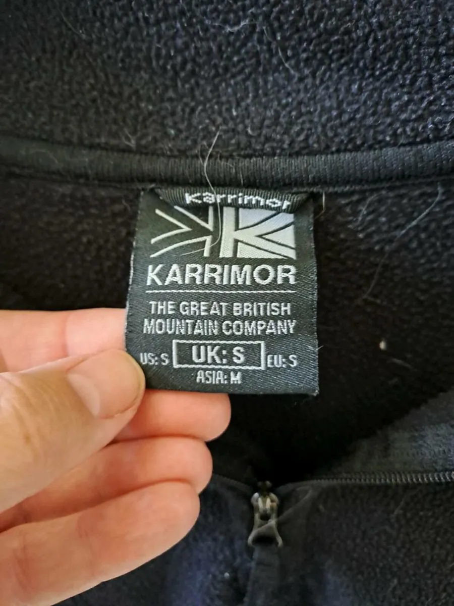 Karrimor size S quarter zip black - Image 3