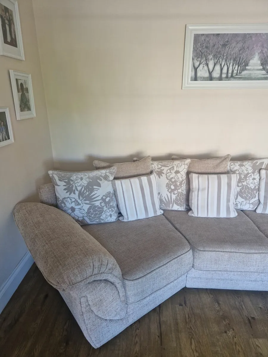 Couch, foot stool and chair for sale - Image 3