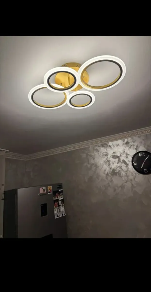 Large golden ceiling led light - Image 2