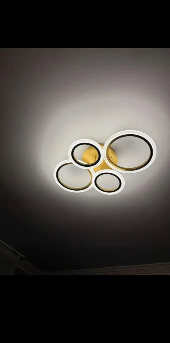 Large golden ceiling led light - Image 3