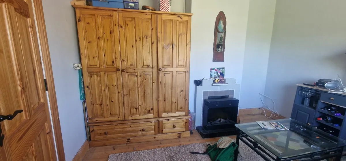Solid Pine Wardrobe - Image 2