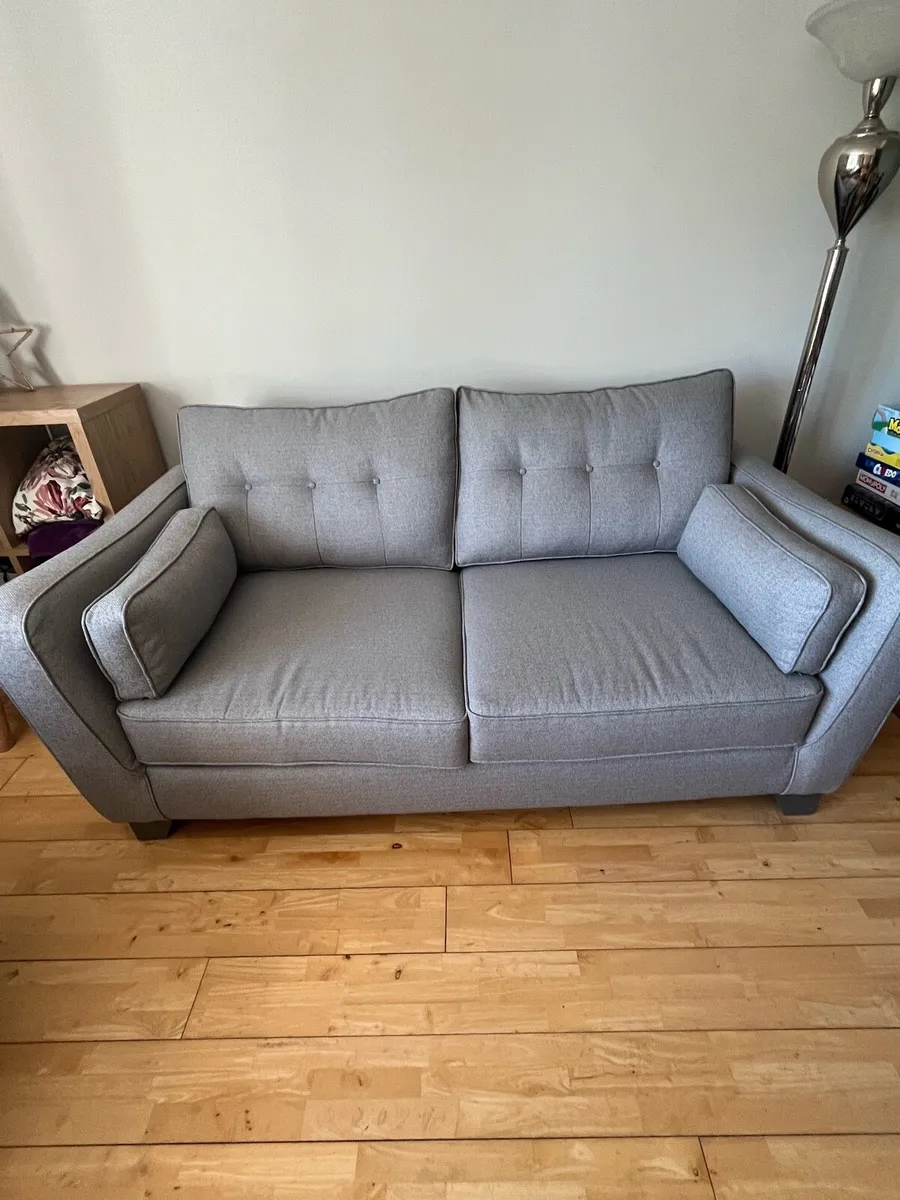 3 and 2 seater sofa grey - Image 1