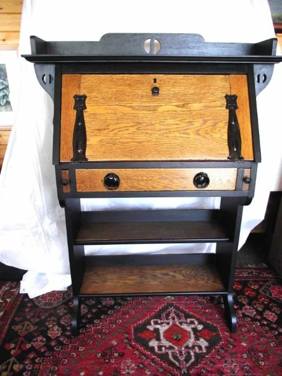 Antique Arts & Craft Students Desk - Circa 1910 - Image 1