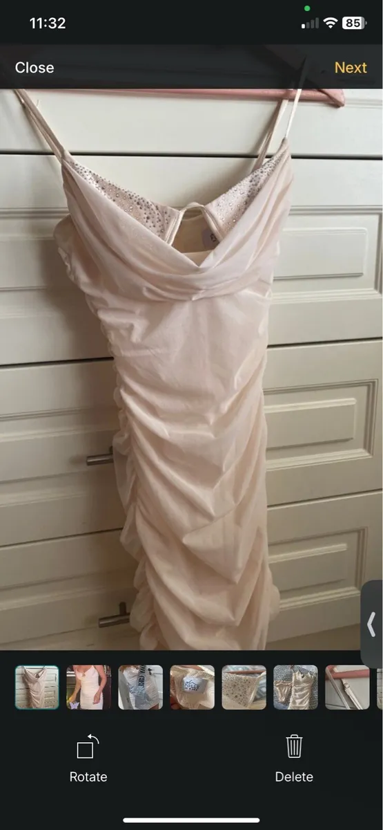 Oh Polly cream mesh dress - Image 2