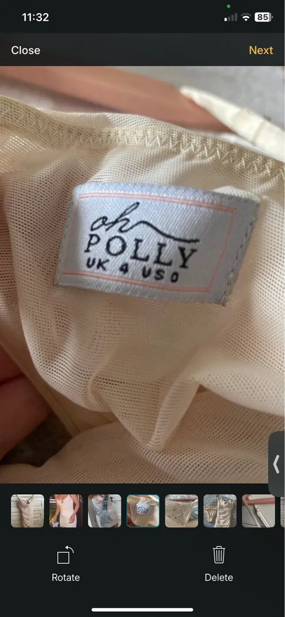 Oh Polly cream mesh dress - Image 3