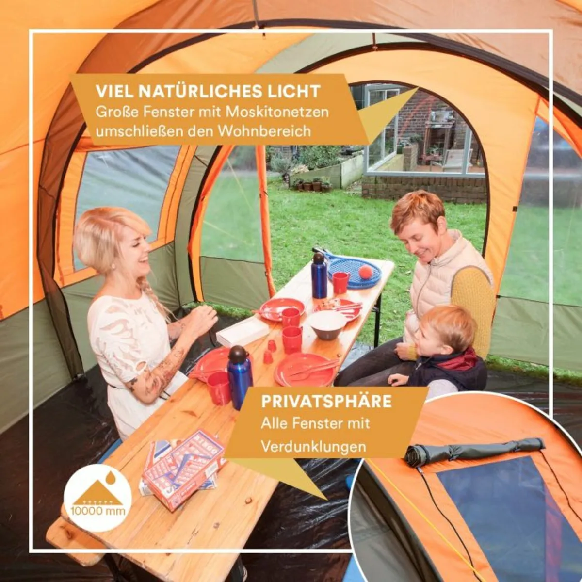 Skandika kemi 4 outdoor tent - Image 2