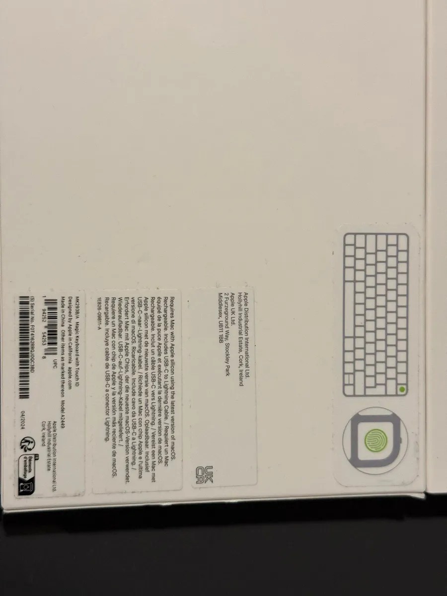 Apple Magic Keyboard with Touch ID BRITISH USB-C - Image 2