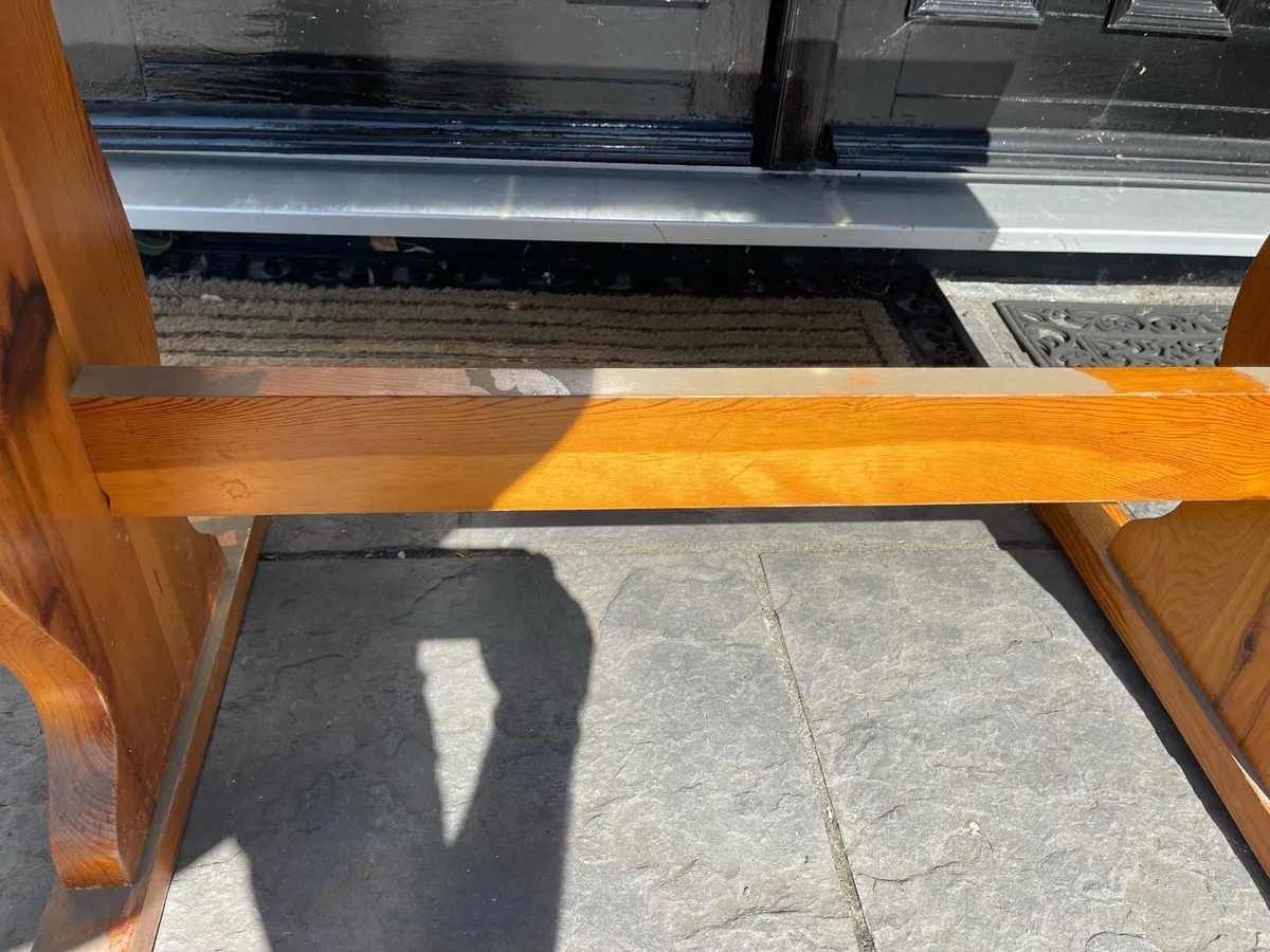 Very Solid Pine Dining Table - Can Deliver - Image 3