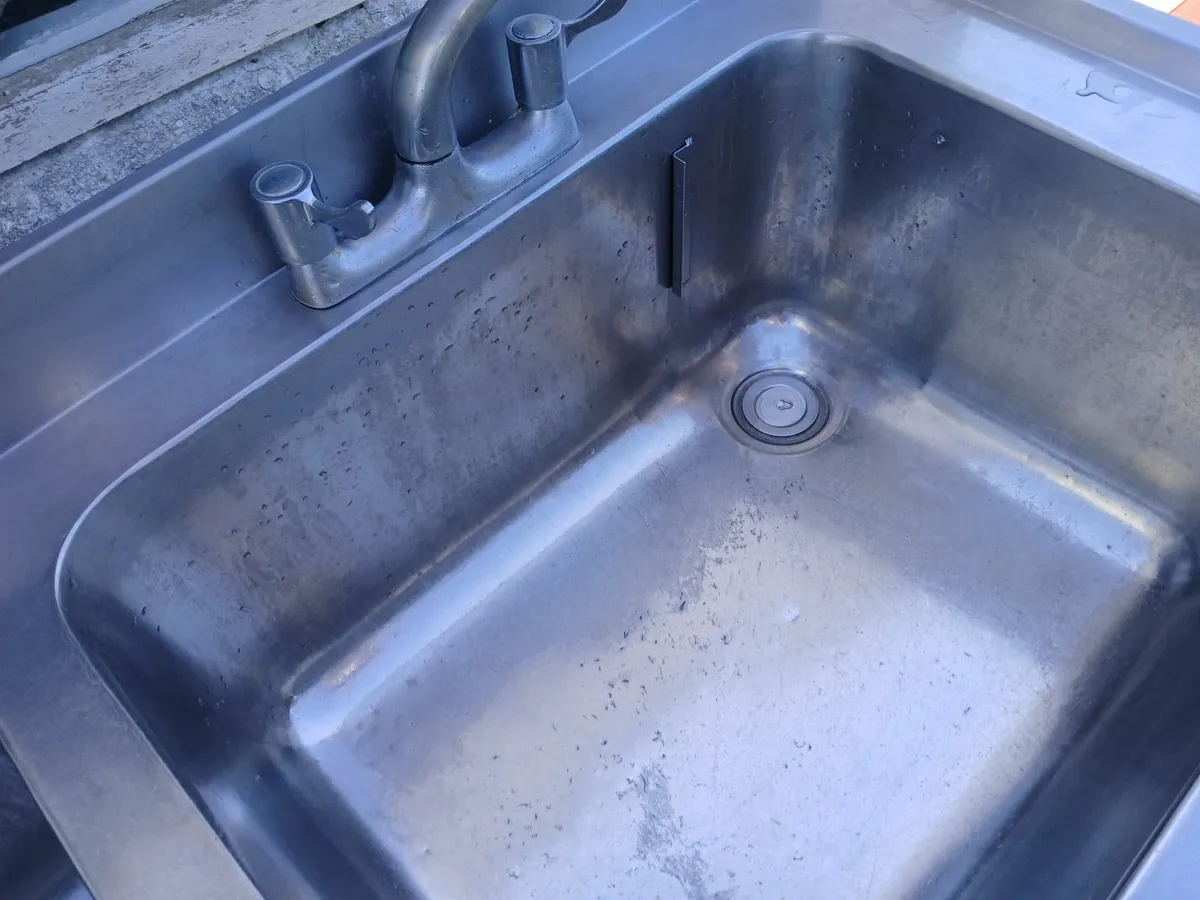 Stainless steel sink unit /double delivered - Image 1