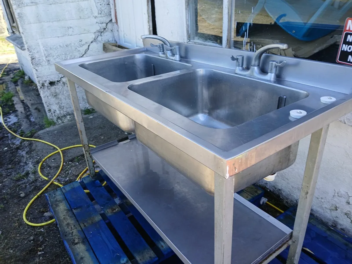 Stainless steel sink unit /double delivered - Image 2