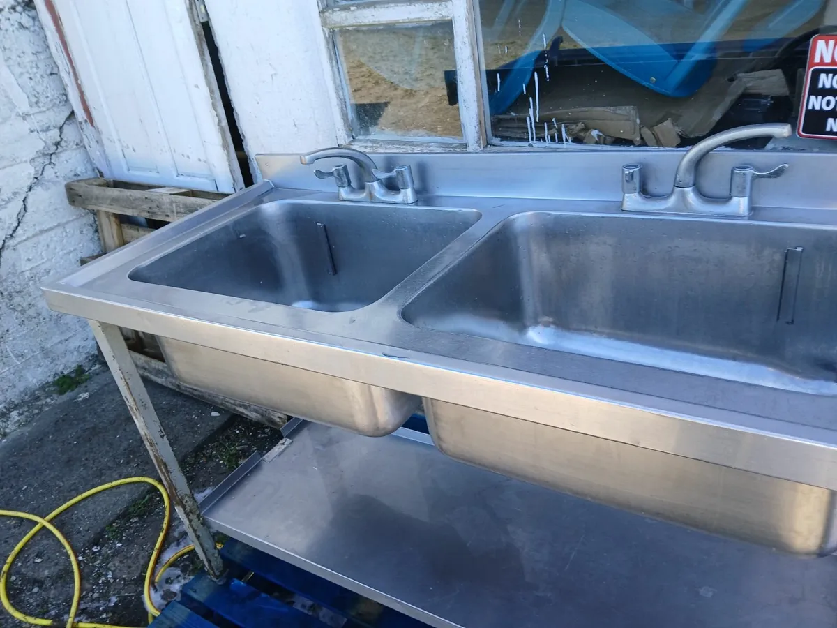 Stainless steel sink unit /double delivered - Image 3