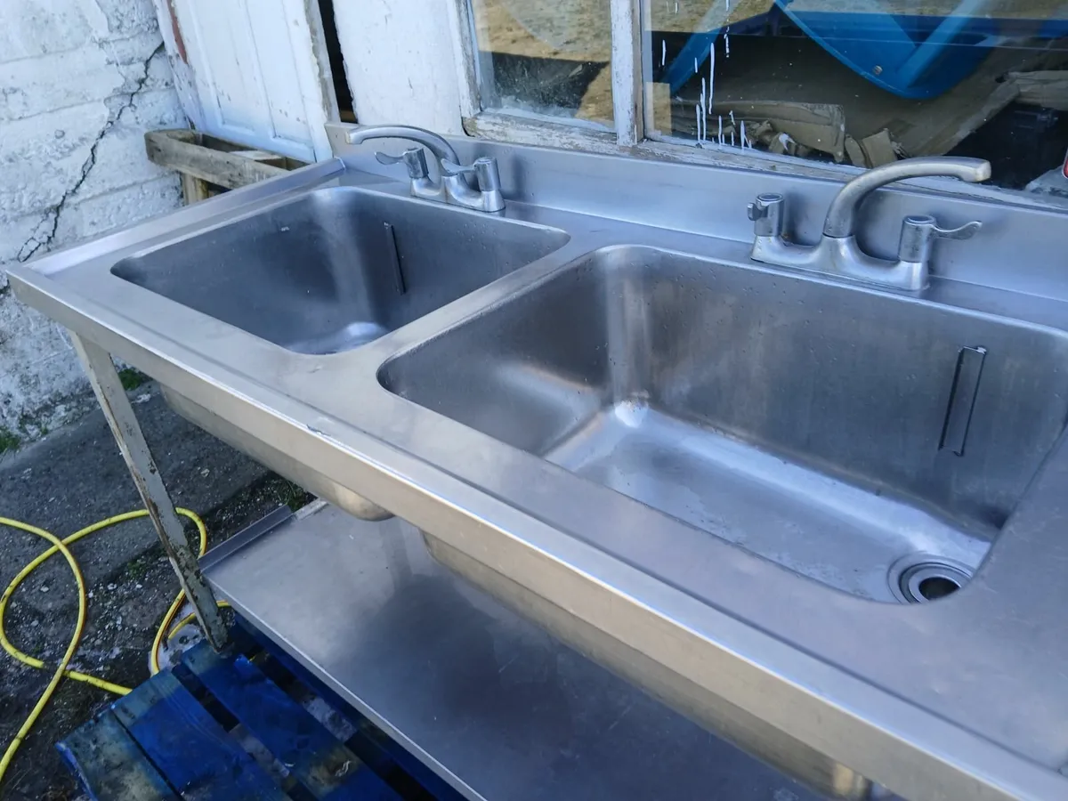 Stainless steel sink unit /double delivered - Image 4