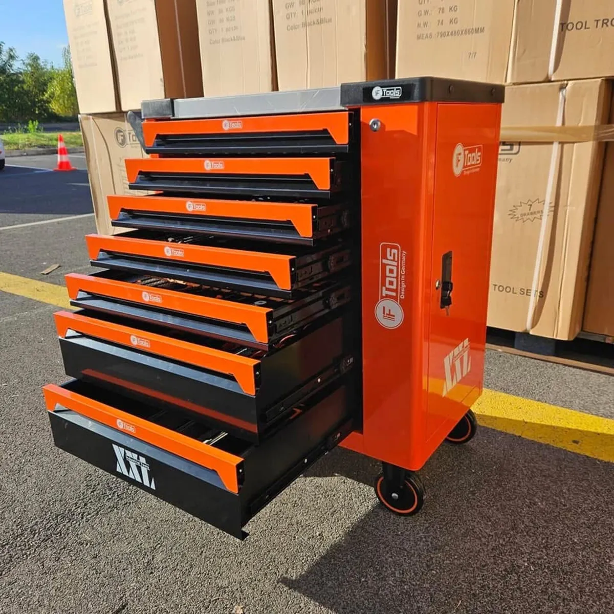 BRAND NEW 7 DRAWER TOOL CHEST FULL OF TOOLS - Image 3