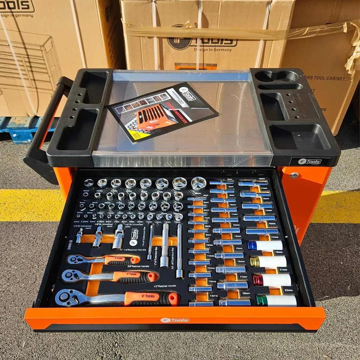 NEW 7 DRAWER TOOL CHEST FULL OF TOOLS - Image 3