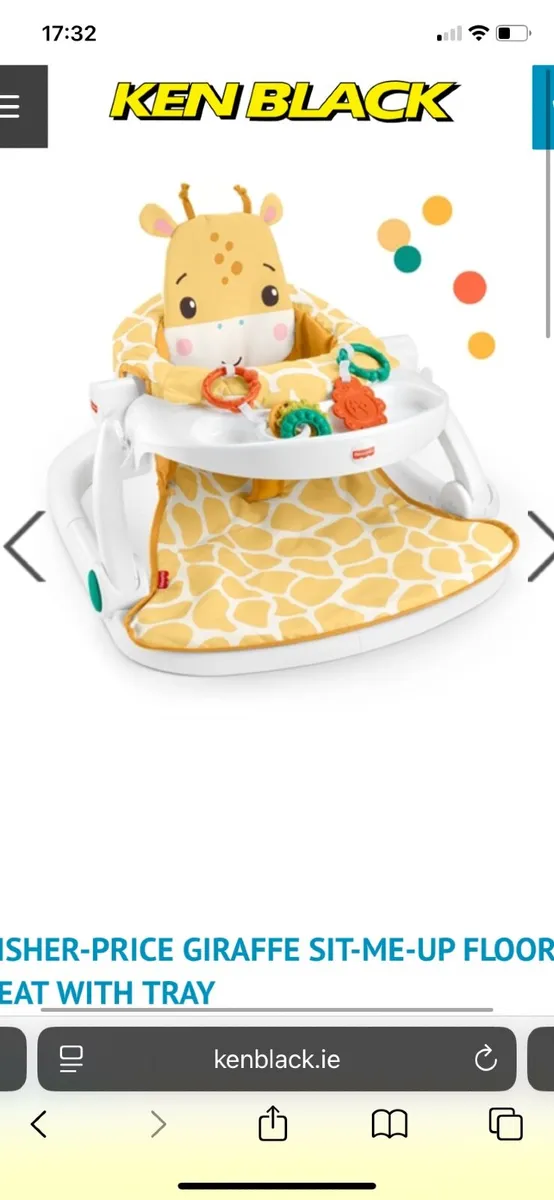Fisher-Price Giraffe Sit-Me-Up Floor Seat