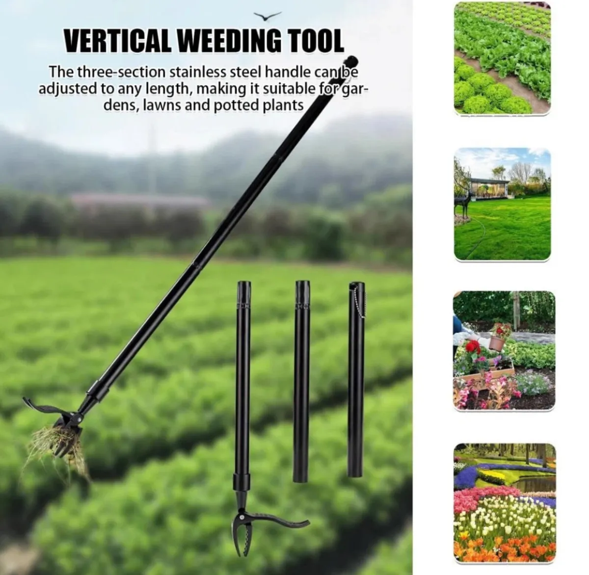 Weed Puller Steel Claw Weed Remover - Image 2