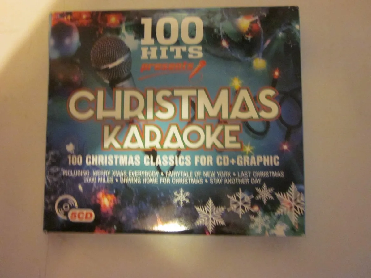 100 HitsPresents Christmas AudioCD Box Set Karoake - Image 1