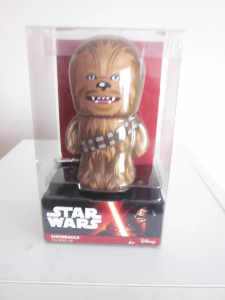 New Star Wars Chewbacca Tin Wind-Up Toy - Image 1