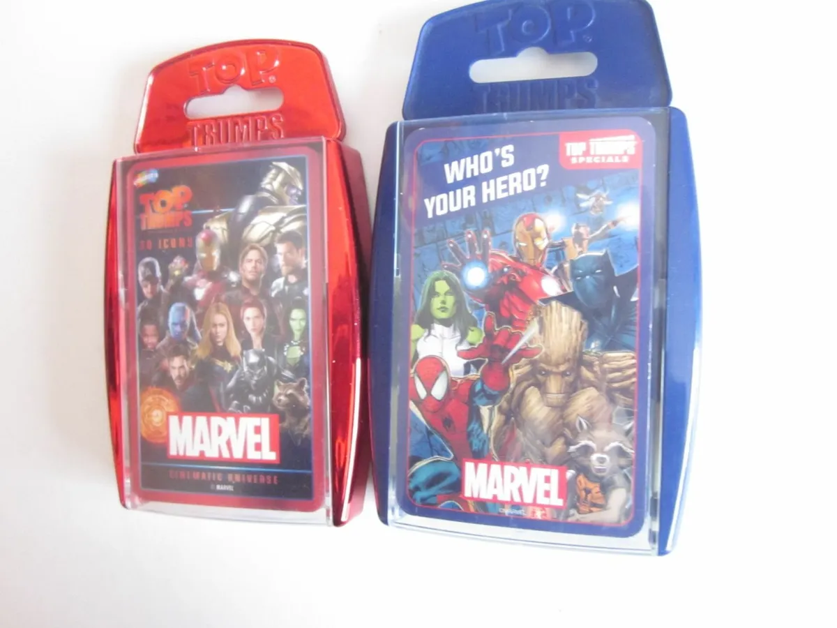 Top Trumps 2 Marvel Card Games - Image 1