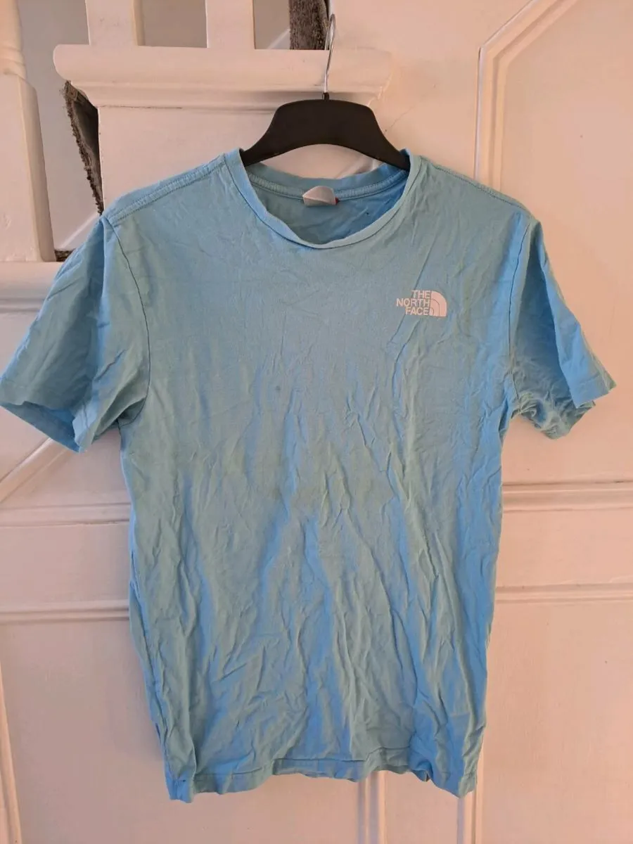 Free Te North Face Tee shirt Size S blue - Image 1