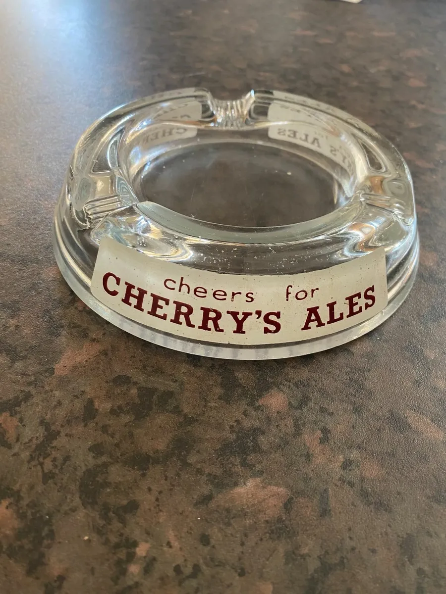 RARE Cherry's Ales Vintage Ashtray