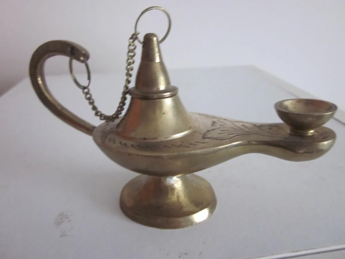 Small Brass Genie Lamp - Image 1