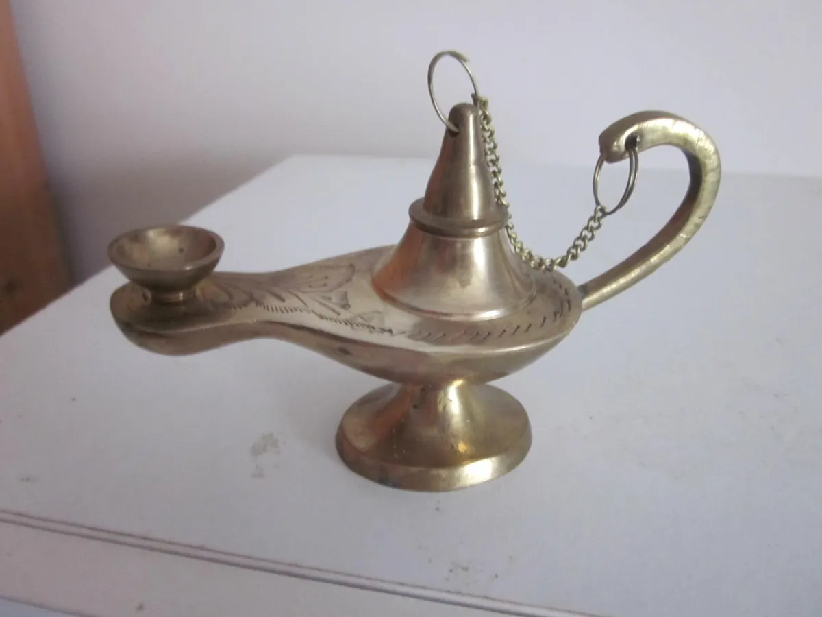 Small Brass Genie Lamp - Image 3