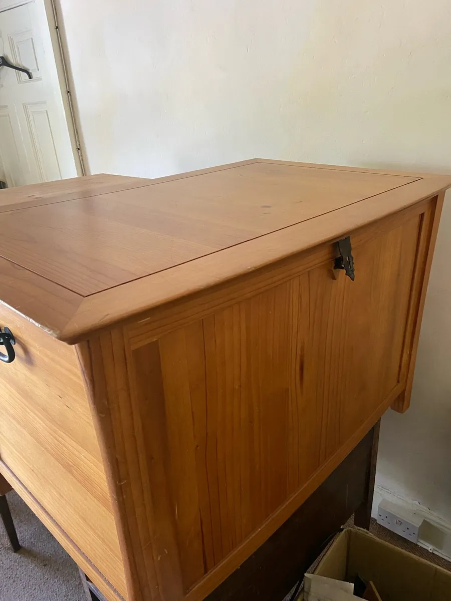 Wooden storage chest boxes large - Image 3