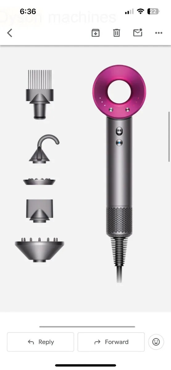 Dyson Hairdryer for sale - Image 2