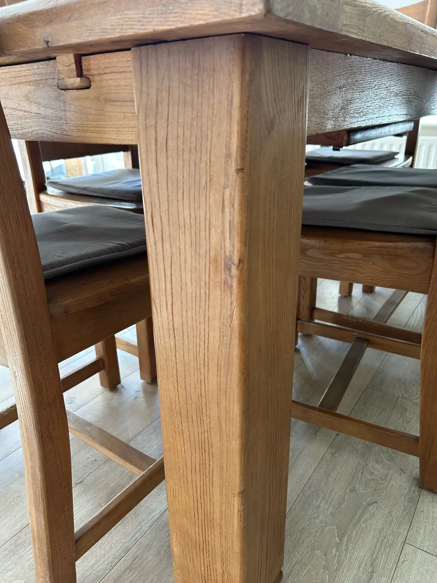 Kitchen/Dining Oak Table - Image 2
