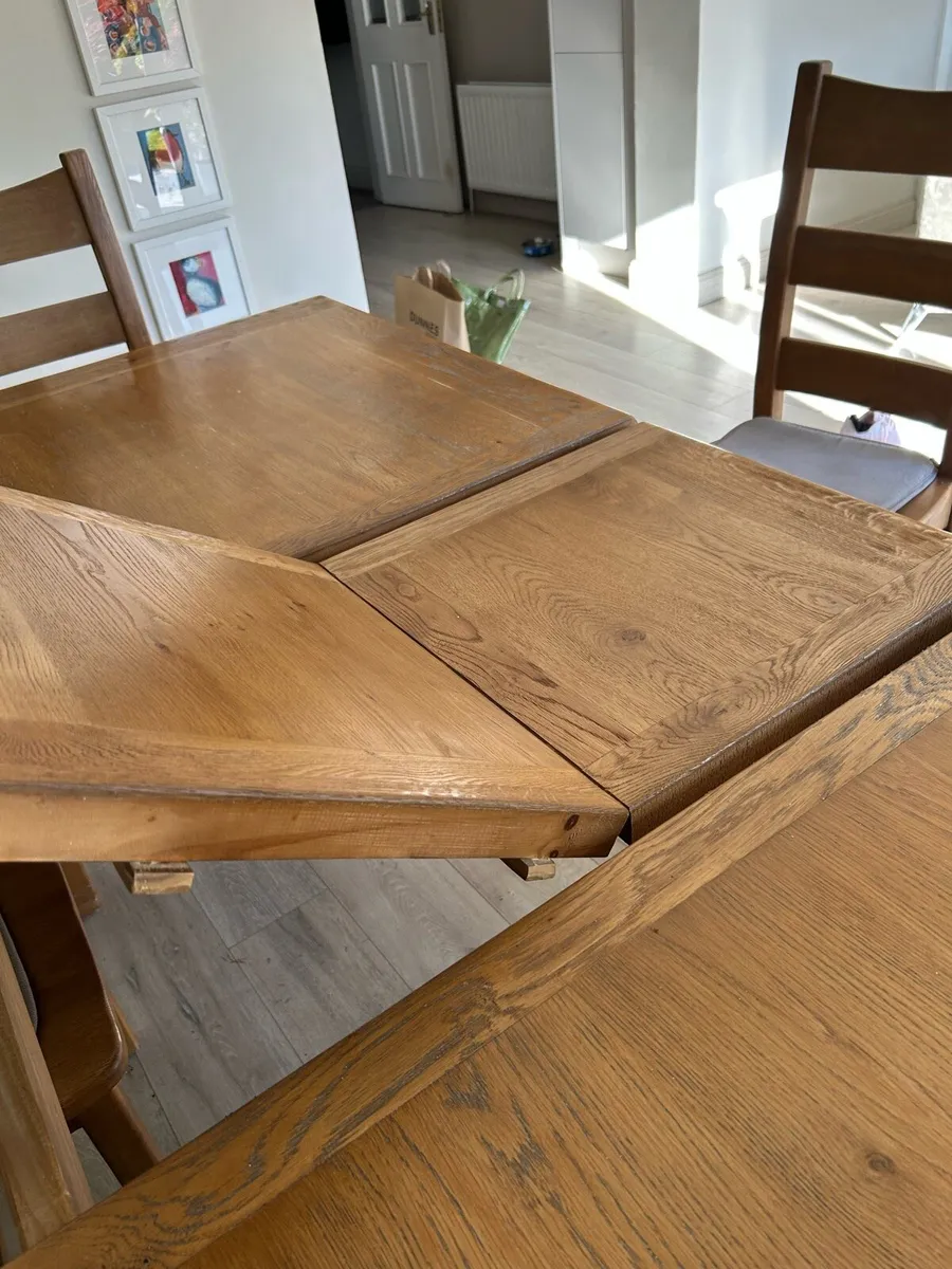 Kitchen/Dining Oak Table - Image 3