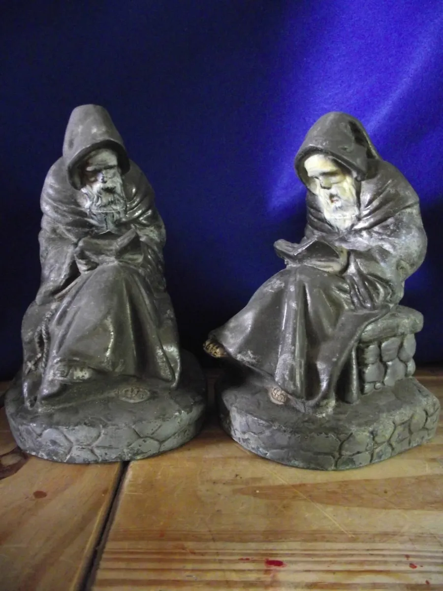 Vintage Spelter Gothic Bookends - Image 3