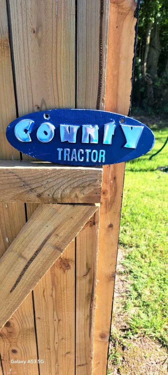 Ford  county aluminium sign