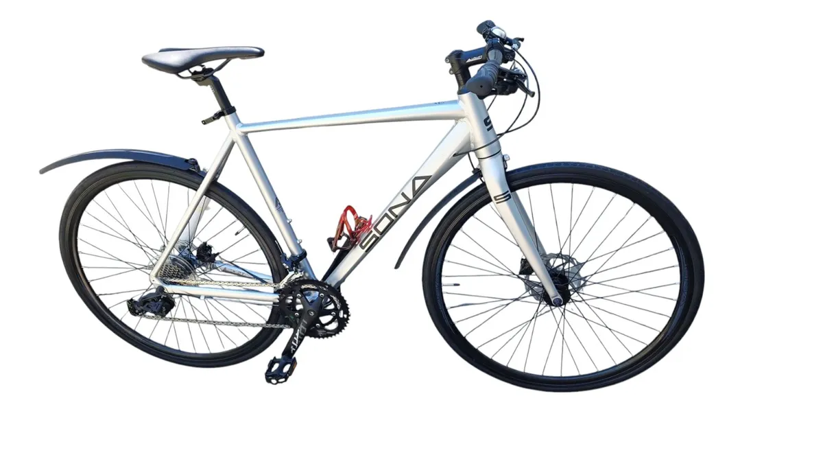 New Sona Flat Bar Road Bike Disc Brakes - Image 1