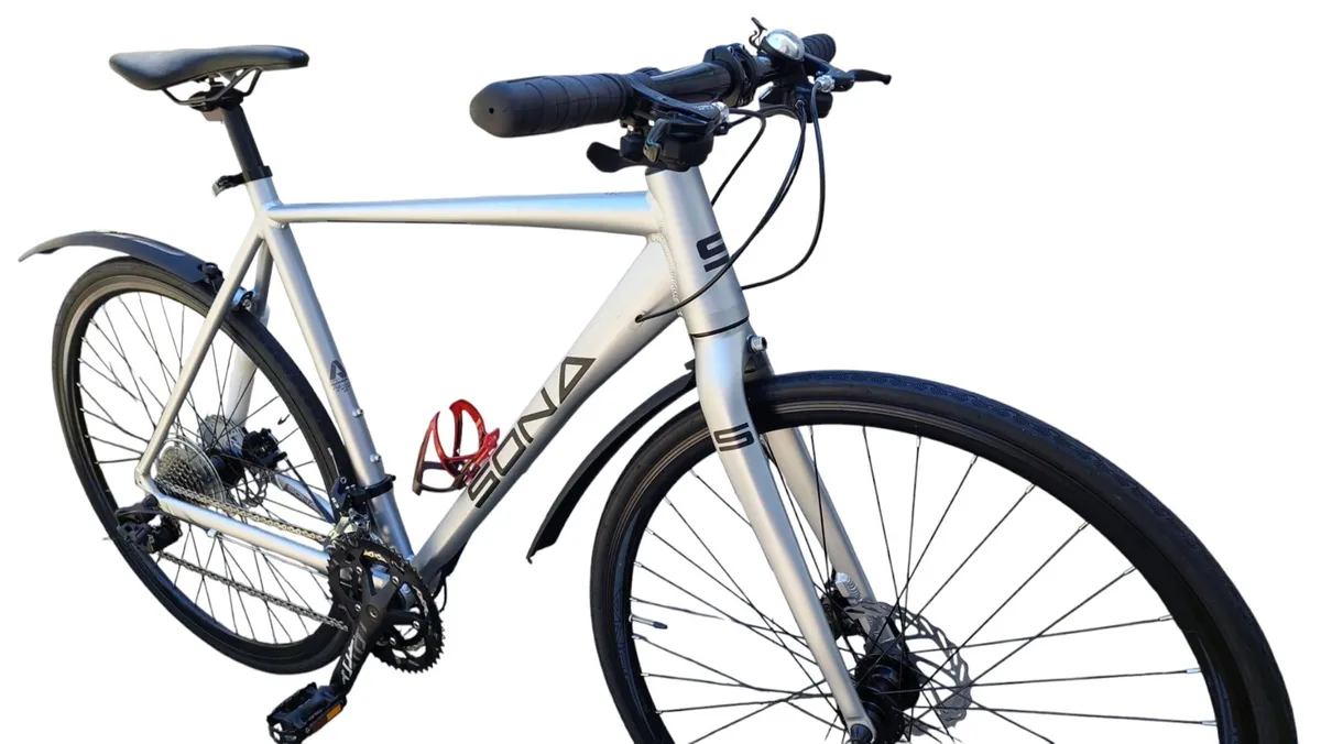 New Sona Flat Bar Road Bike Disc Brakes - Image 4