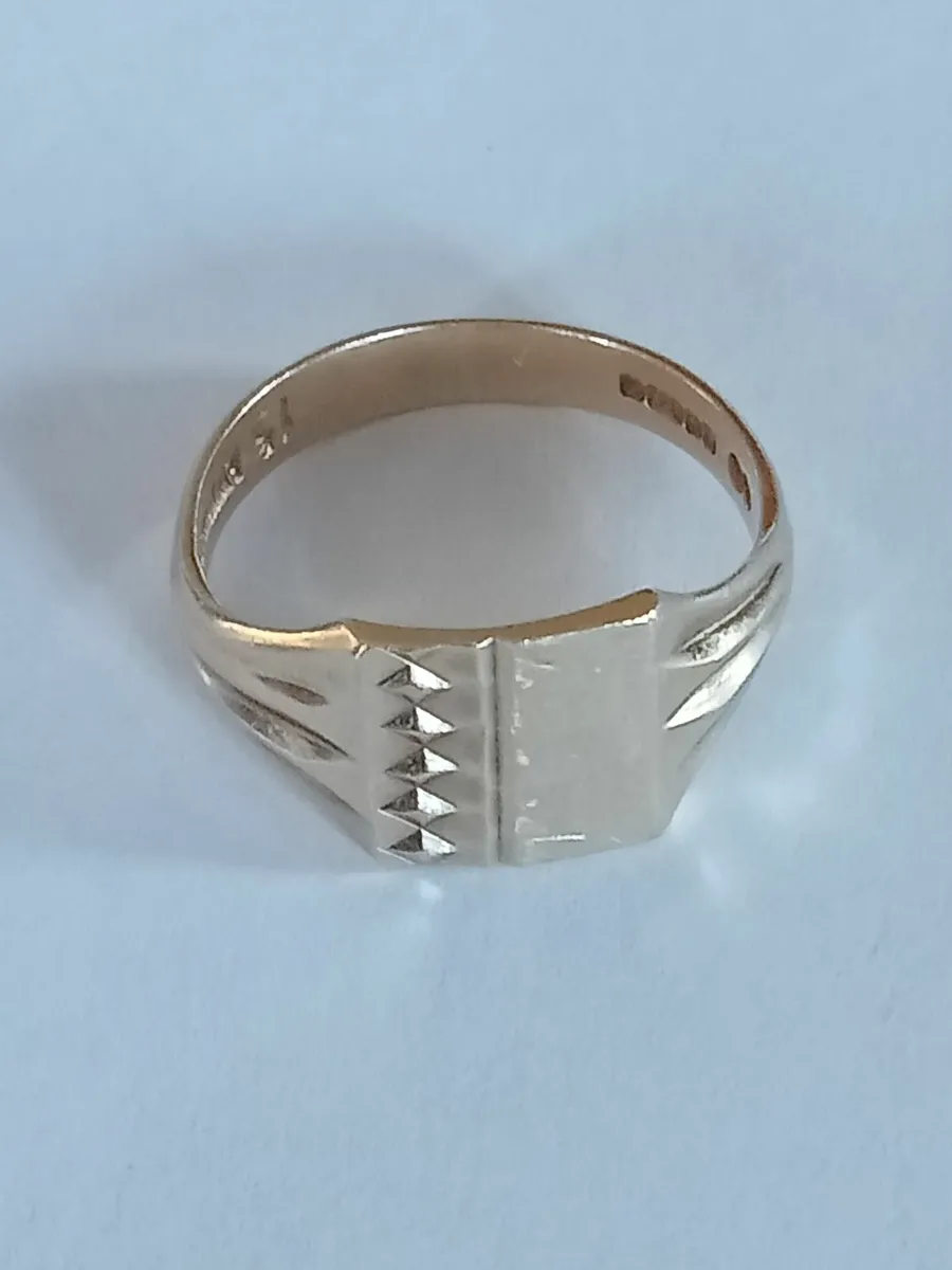 9ct gold ring - Image 4
