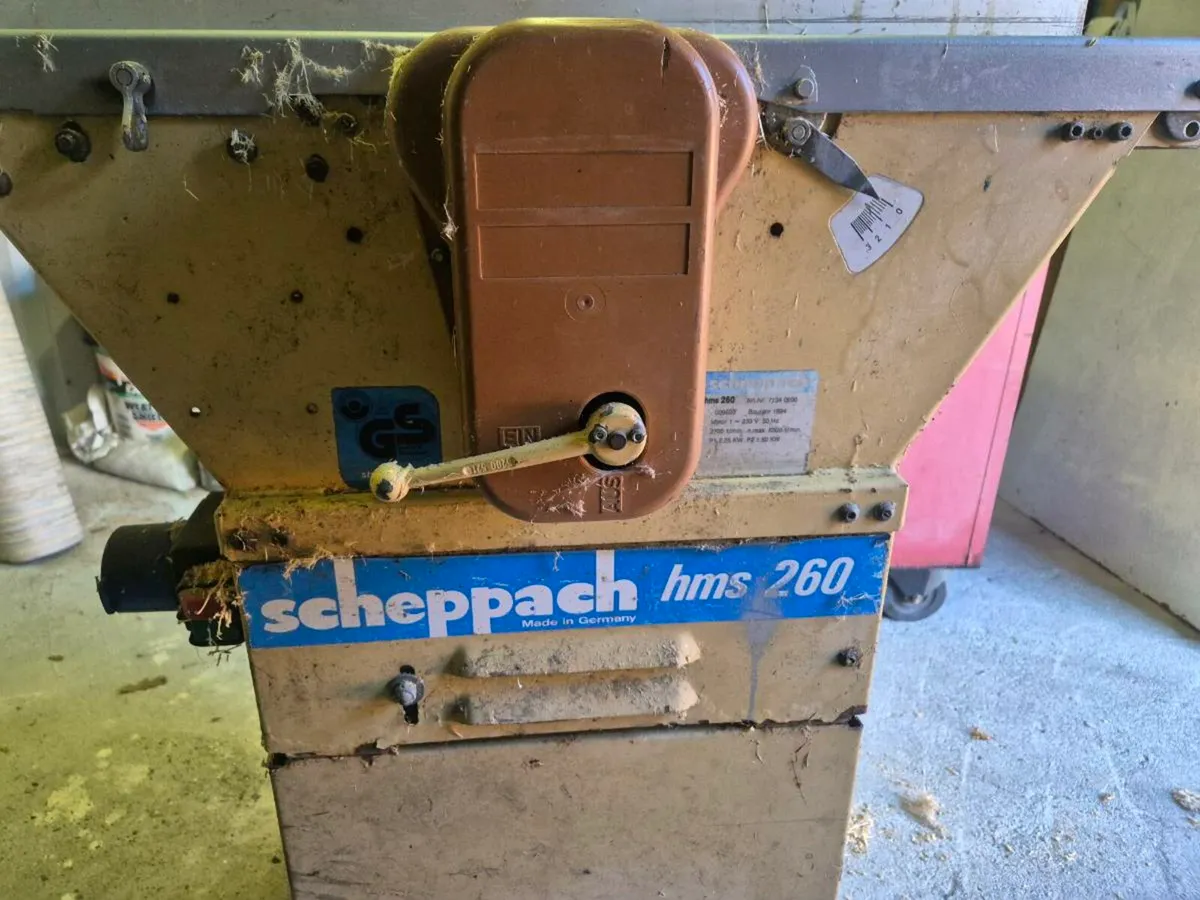 Scheppach jointer planer - Image 1