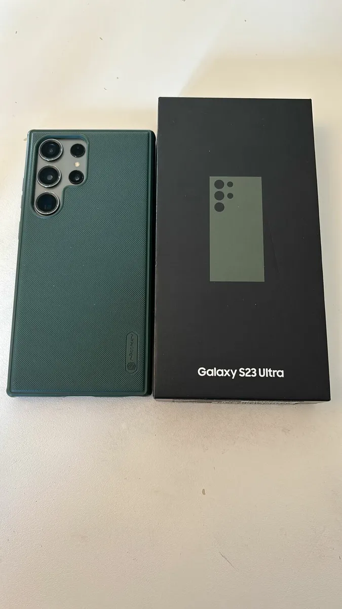 Samsung galaxy s23 ultra sim free green with box - Image 2