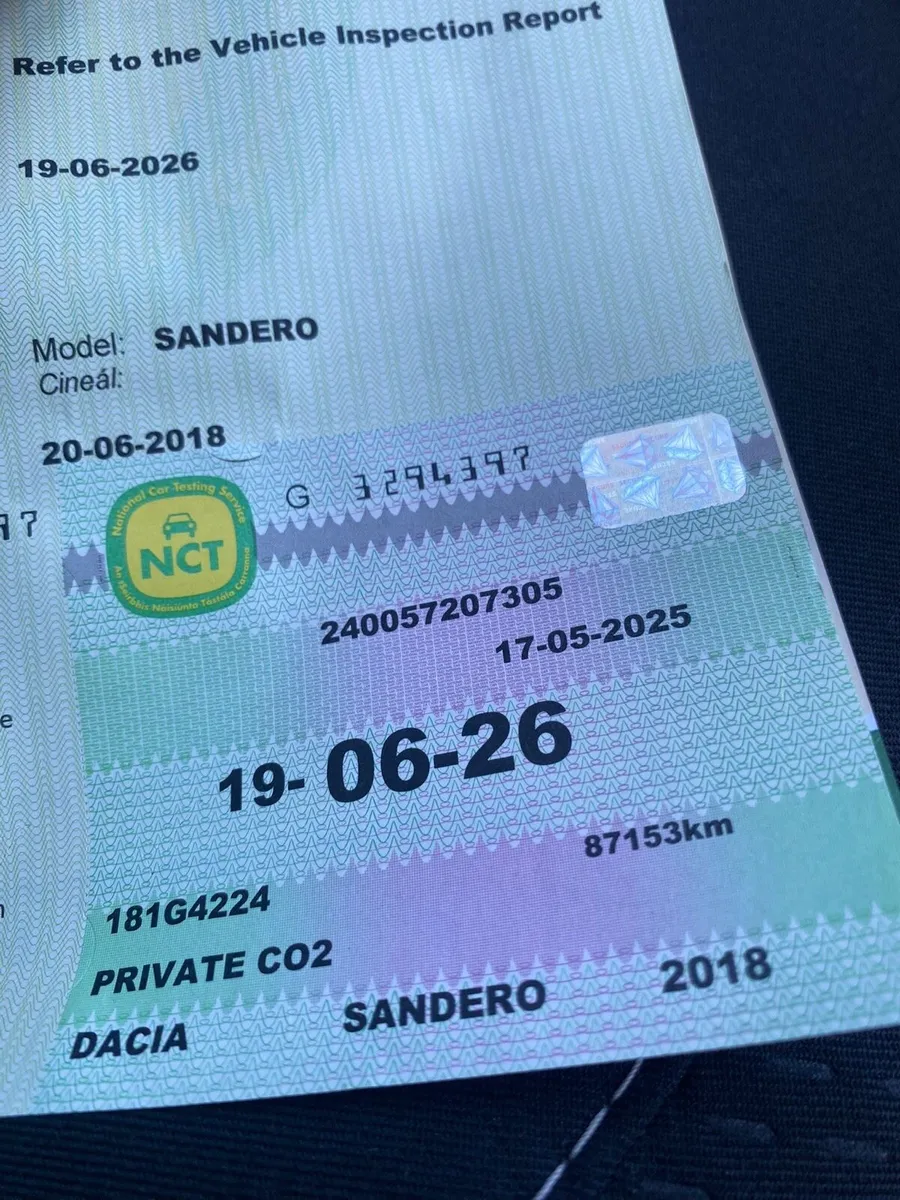 2018 Sandero 87 kms Just Ncted & Serviced - Image 2