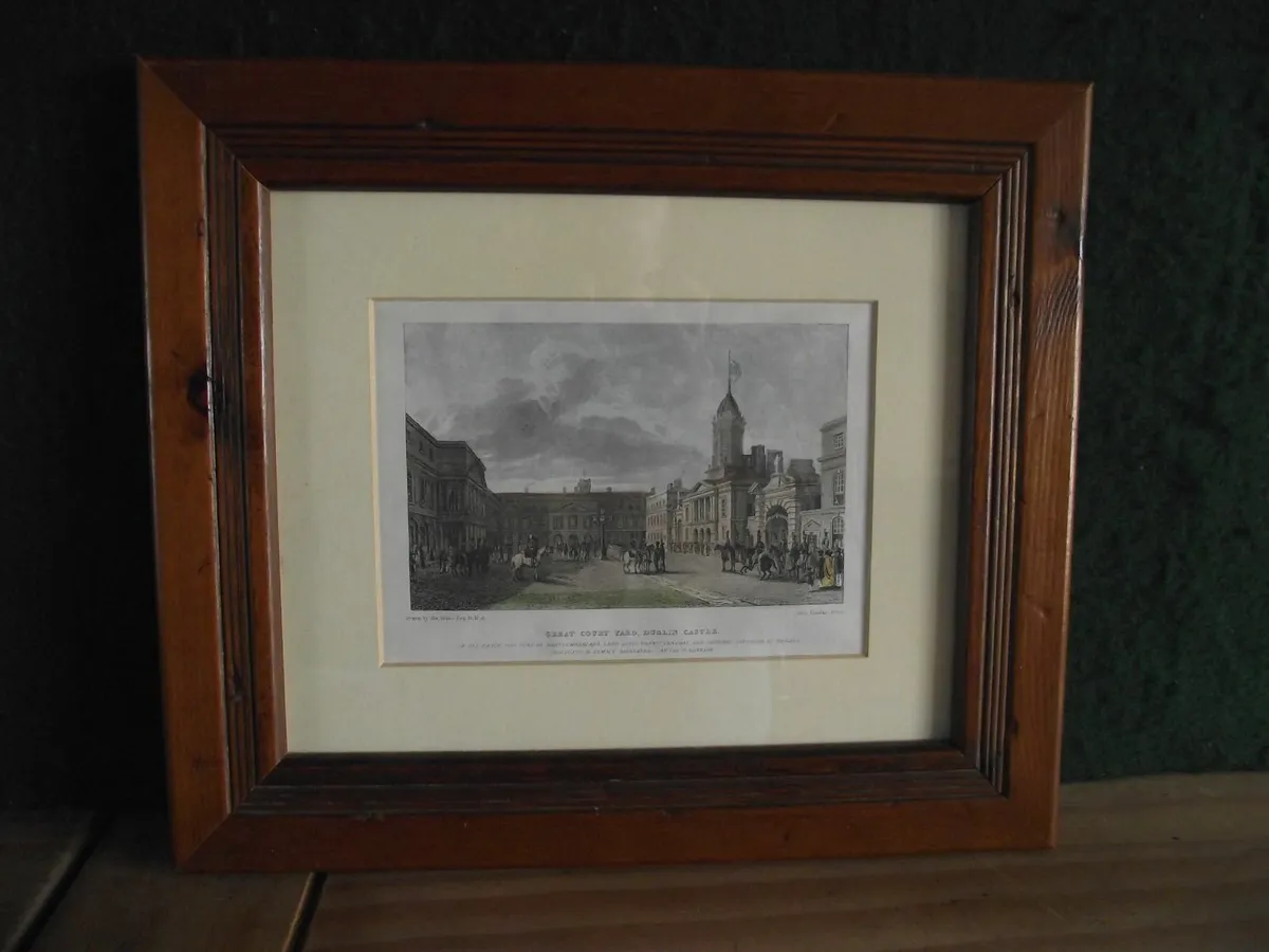 Dublin Castle lithograph - Image 1