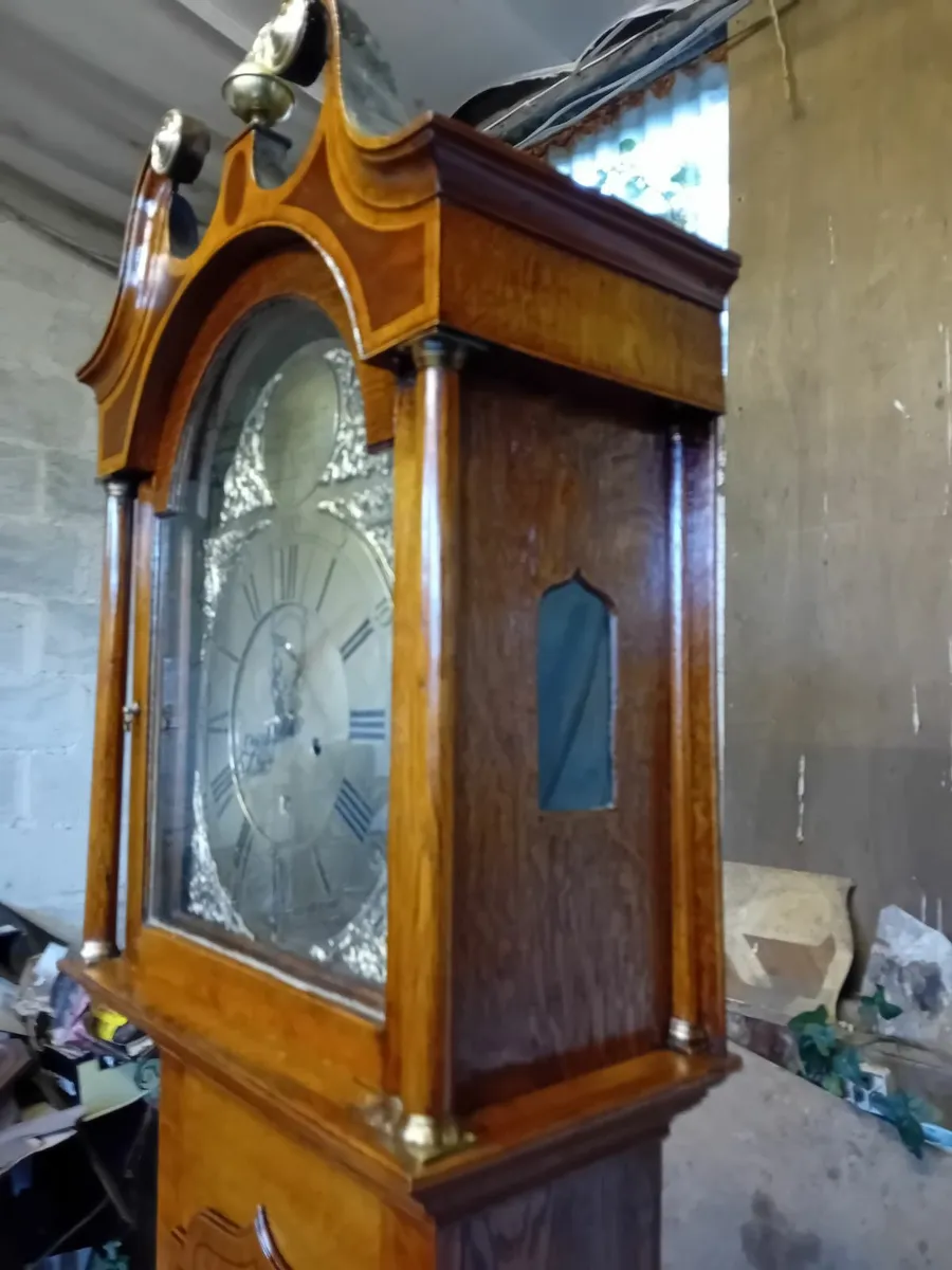 Antique Grandfather Clock - Image 4