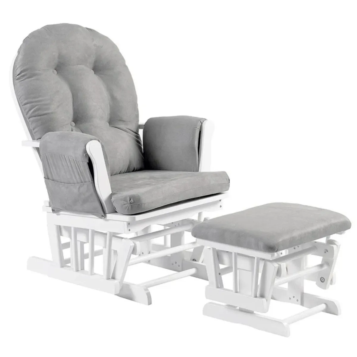 Babylo Milan Glider Nursing Chair & Footstool - Image 1