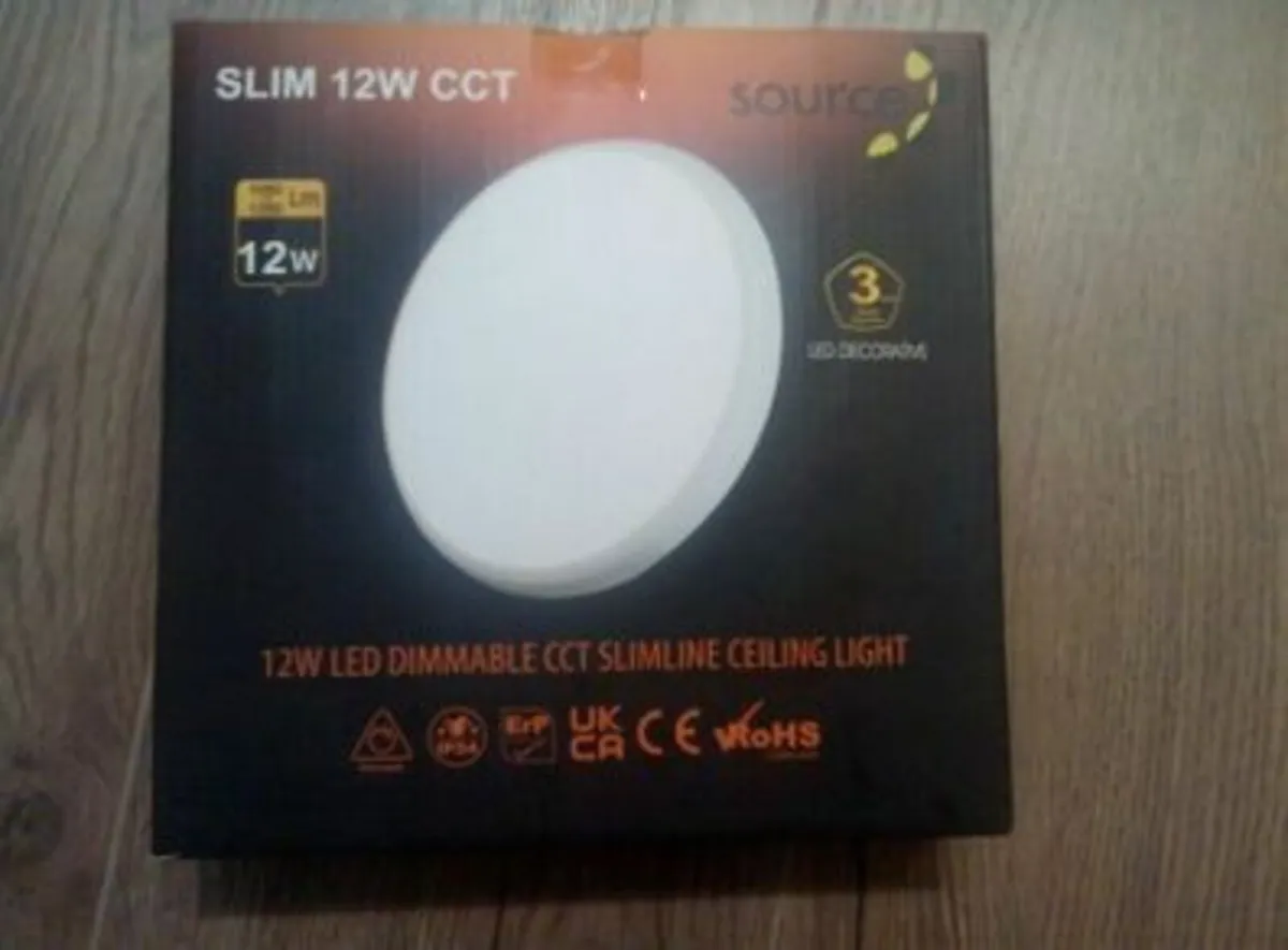 LED CCT Slimline Dimmable Circular 12w. - Image 1