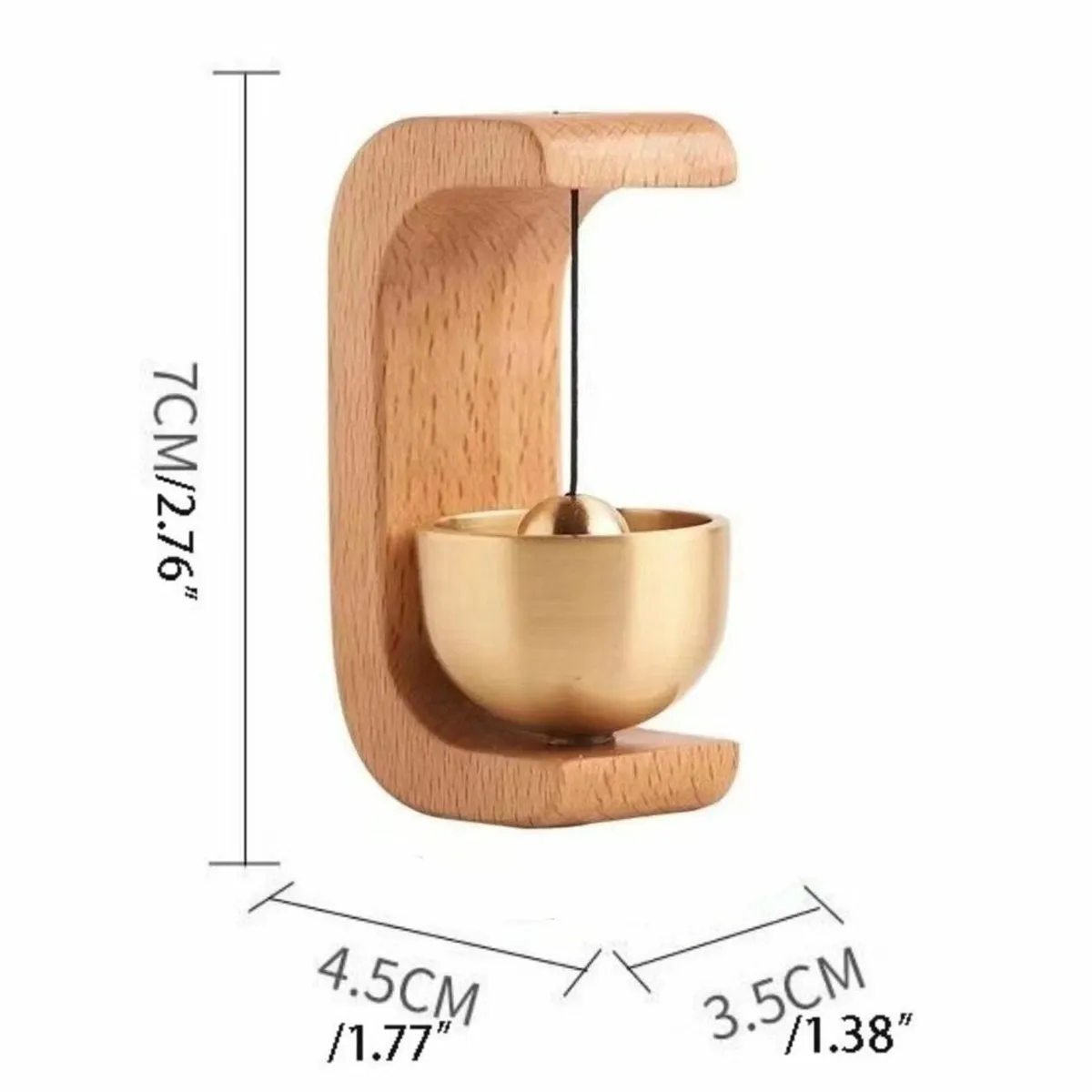Magnetic Brass Window Chime Free Post - Image 3