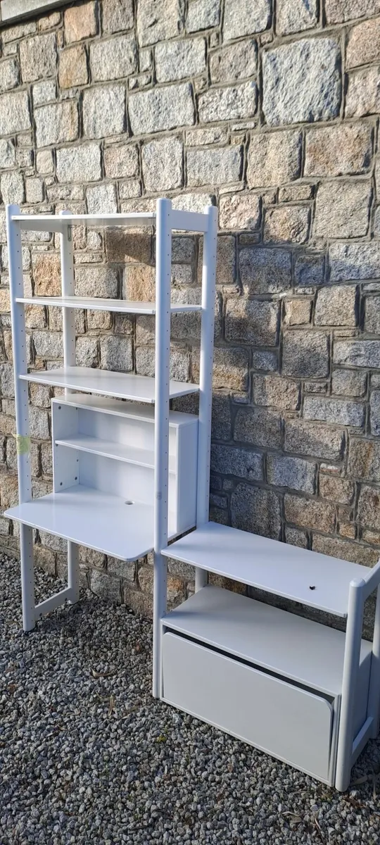 Study hub with desk,shelves and storage - Image 1