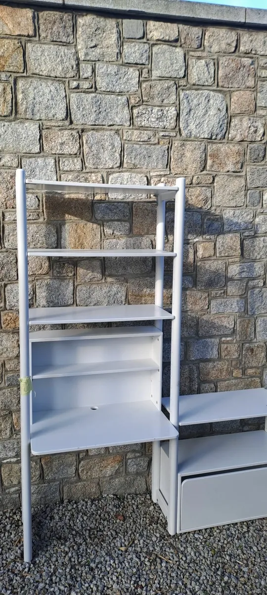 Study hub with desk,shelves and storage - Image 2