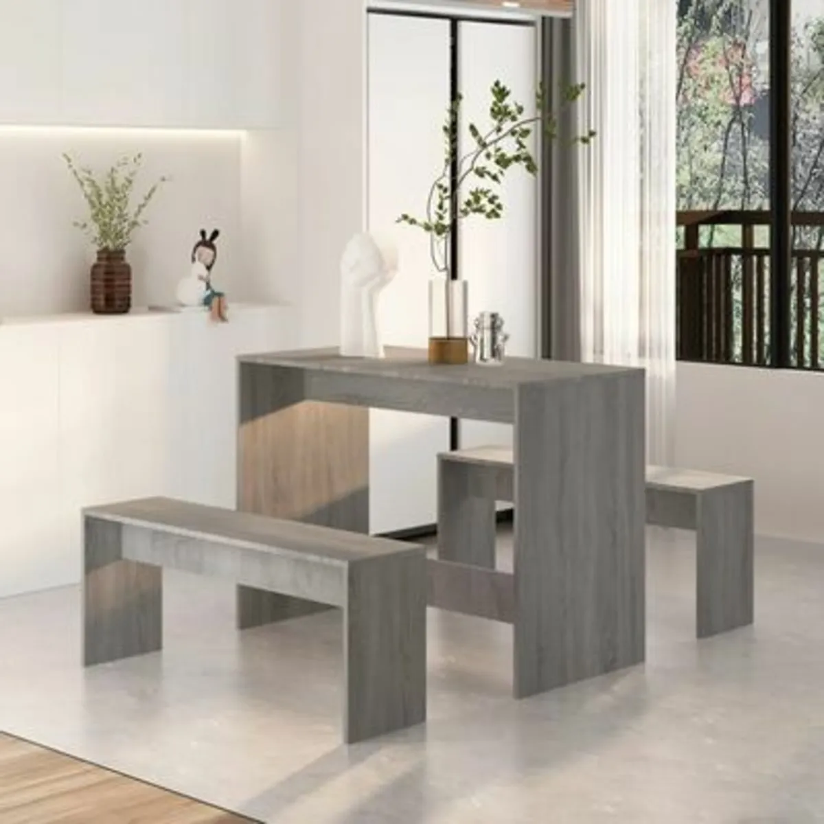 [Free P&P] New 3 Piece Dining Table Set - Image 2